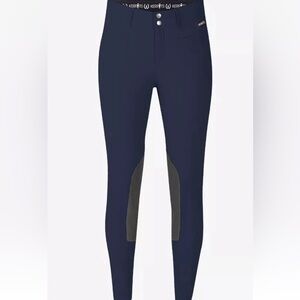 KERRITS Crossover II Knee Patch Riding Breech, Navy New Kids Large